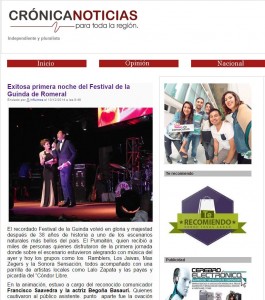 2014-12-16 11_05_30-Exitosa primera noche del Festival de la Guinda de Romeral